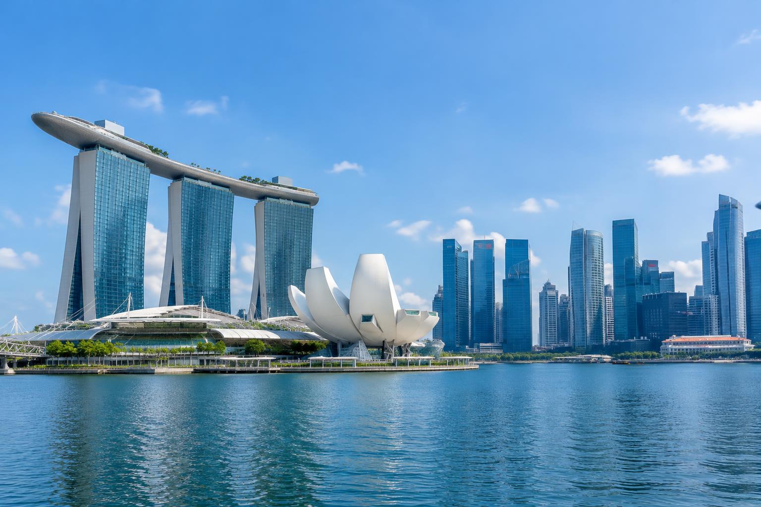 Singapore Marina Bay skyline